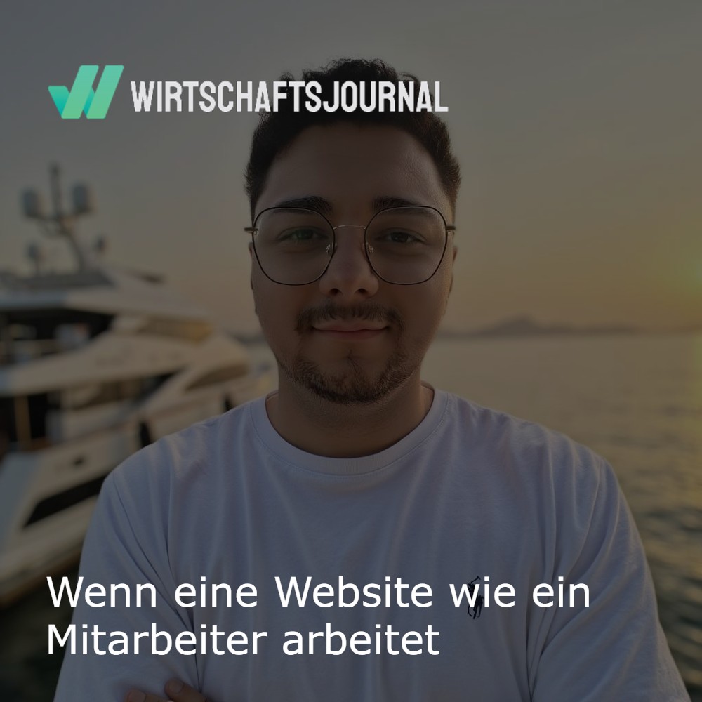 wirtschaftsjournal Luca Friessner Wenn eine Website wie ein Mitarbeiter arbeitet